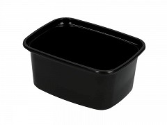 PP rechthoekige saladebakjes 250 ml