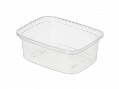 PP rechthoekige saladebakjes 150 ml
