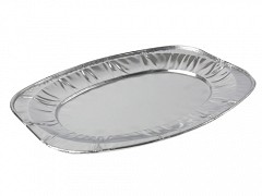 Aluminium cateringschalen 35 x 20 x 2,5 cm