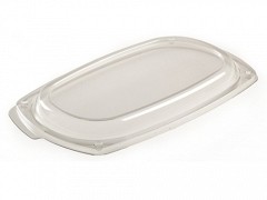 10035 - APET deksels tbv PET cateringschalen 29,5 x 19 x 4 cm