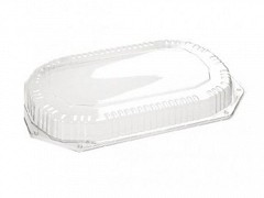APET deksels tbv PS cateringschalen 42 x 28 x 2,5 cm