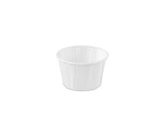 315.0603 - Papieren sausbakjes 60 ml WIT