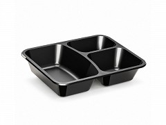 CPET menubakken 3-vaks 1010 ml