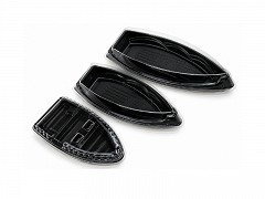 372.1012 - PET cateringschalen incl. deksels 47,7 x 22,2 x 6,4 cm Boot