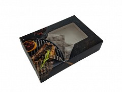 440.6130 - Cateringdozen 36 x 25 x 8 cm Noir