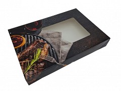 Cateringdozen 55 x 37,6 x 8 cm Noir