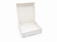 446.0005 - Gebaksdozen 19 x 19 x 5 cm Ivoor