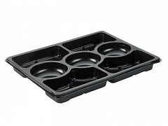 50209742020 - RPET 7-vaks schalen 32 x 25 x 3,3 cm Zen-serie