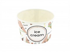 601.387 - Kartonnen ijsbekers 130 ml ICE CREAM
