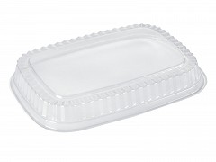 62108 - DPET deksels (HOOG) tbv Vistopac menubakken 550 ml
