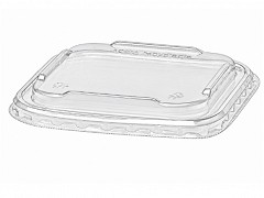 6917500 - PET deksels tbv Kraft PRIME-LINE bakken 1000 & 1320 ml