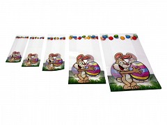 D299639 - PP blokbodemzakken 21 + 9 x 41 cm PAASHAAS