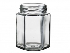 Glazen potten 196 ml Ø 58 mm