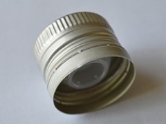 CASCHR.DOP.ZI - Doppen metaal met schenker Ø 31,5 mm Zilver