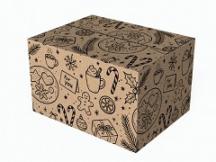 X92639 - Kerstpakketdozen 39 x 29 x 23,2 cm 