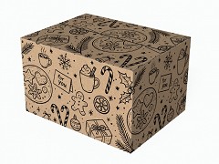 X92632 - Kerstpakketdozen 31 x 20 x 14 cm 