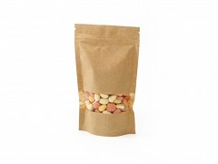D299641 - Kraft stazakken met venster 500 ml