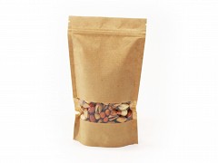 D299645 - Kraft stazakken met venster 1000 ml