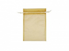 F0422 - Organza zakjes 17 x 25 cm GOUD
