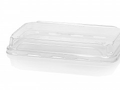 KP09 - Kraft PRIME-LINE trays + deksels 24,1 x 15,2 x 2,4 cm