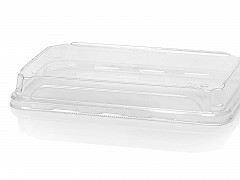 KP07 - Kraft PRIME-LINE trays + deksels 22,1 x 13,8 x 2,4 cm
