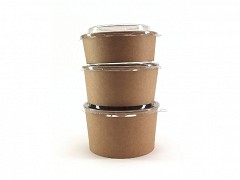 420.0051 - BIO kraft bowls 750 ml