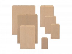F0586 - Fourniturenzakjes 17,5 x 26 cm KRAFT