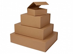 F0524 - Magneetdozen 23 x 23 x 11 cm KRAFT