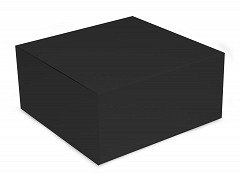 F0521 - Zwarte magneetdozen 35 x 25 x 10 cm