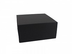 F0521 - Zwarte magneetdozen 35 x 25 x 10 cm