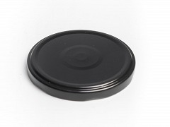 CA66-RSB-ZWART - Deksels Ø 66 mm metaal ZWART