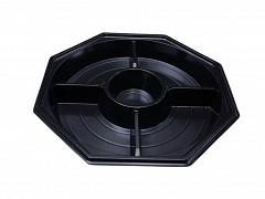 10047 - OP=OP Fondueborden 5-vaks 26 x 26 x 3 cm