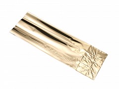 D299857 - OP=OP PP Blokbodemzakken 10 + 6 x 30 cm GOUD