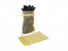 F0421 - Organza zakjes 10 x 15 cm GOUD