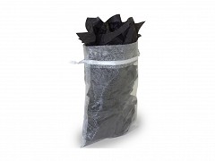 F0423 - Organza zakjes 10 x 15 cm ZILVER