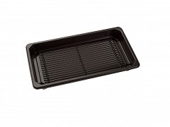 RPET trays + deksels 17,1 x 9,1 x 4,5 cm SushiTray