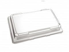 P215135 - RPET trays + deksels 21, 5 x 13,5 x 4,5 cm SushiTray