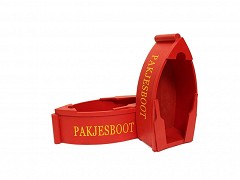 BOOT1 - Houten pakjesboot 20 x 10 x 7 cm