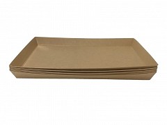 PAP39243 - Kraft cateringschalen 39 x 24 x 3 cm