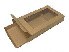 PAP39243 - Kraft cateringschalen 39 x 24 x 3 cm