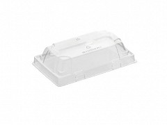 RPET deksels tbv Tray2Go trays 12 x 6,2 x 2,2 cm