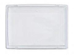 PAP5TGL07 - RPET deksels tbv Tray2Go trays 23,5 x 16,5 x 2,2 cm