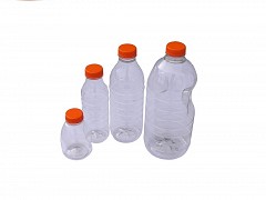 PFDEKSZ - Zwarte doppen tbv PET flessen 250, 500, 1000 & 2000 ml