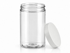 PETP400 - PET potten 400 ml incl. deksels 