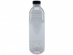 RPET flessen 1000 ml incl. doppen