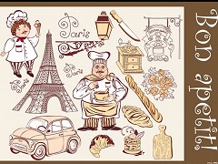 PM66 - Placemats Frankrijk