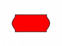 Q842.615 - Prijsetiketten 26 x 12 mm ROOD