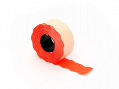 Q842.615 - Prijsetiketten 26 x 12 mm ROOD