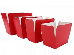 3367RD - Bonbondoosjes 250 gram ROOD