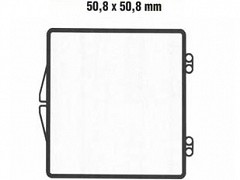 TD610 - Plastic doosjes 5,08 x 5,08 x 1,27 cm